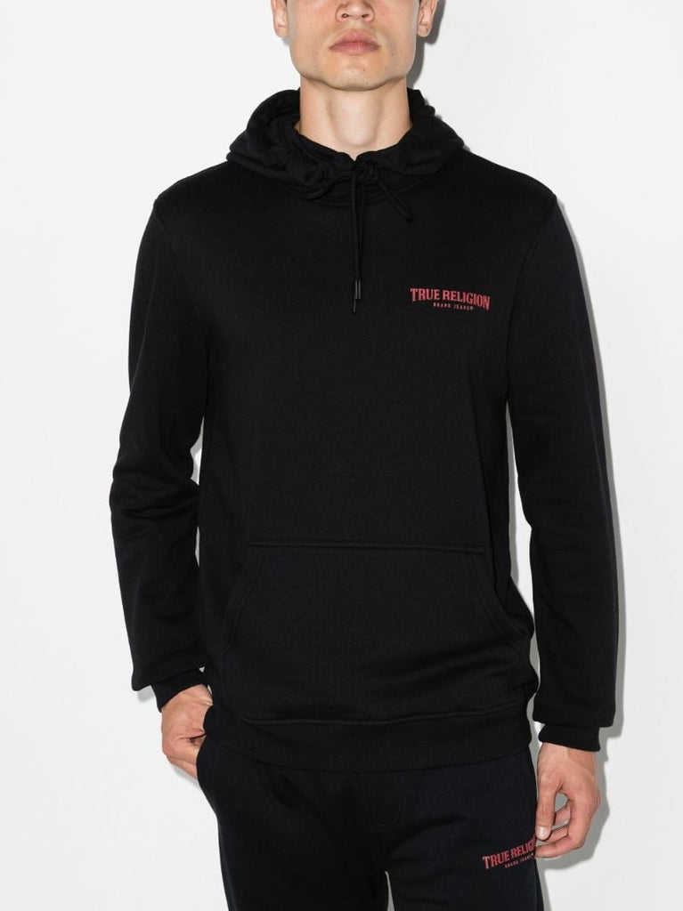 Arch Logo Print Hoodie