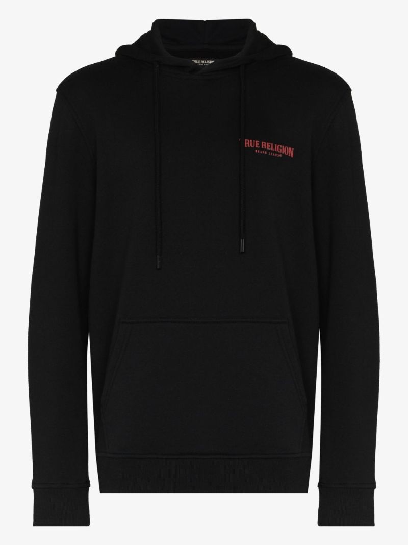 Arch Logo Print Hoodie