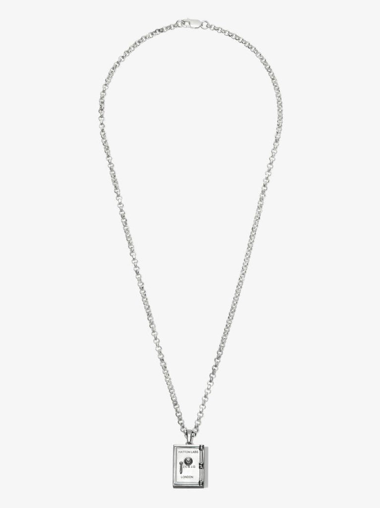 Sterling Silver Bullion Safe Pendant Necklace