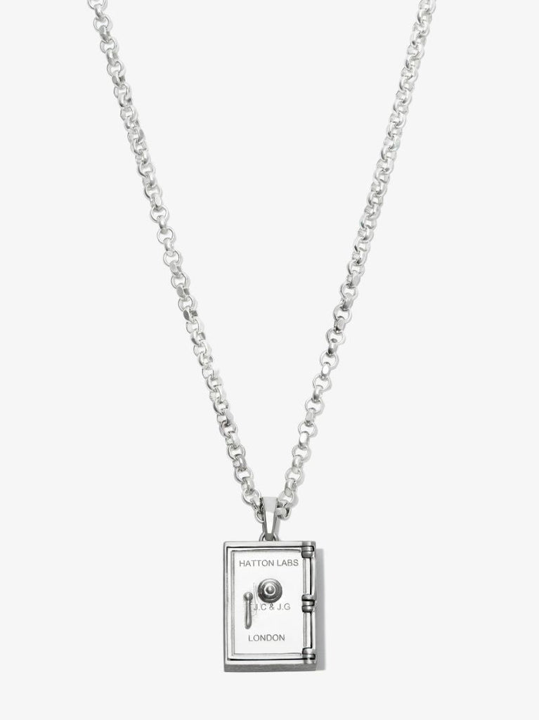 Sterling Silver Bullion Safe Pendant Necklace