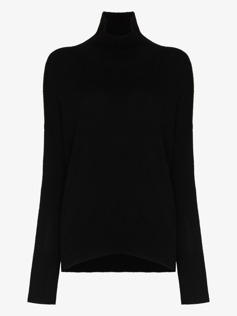 Heidi High Neck Cashmere Sweater