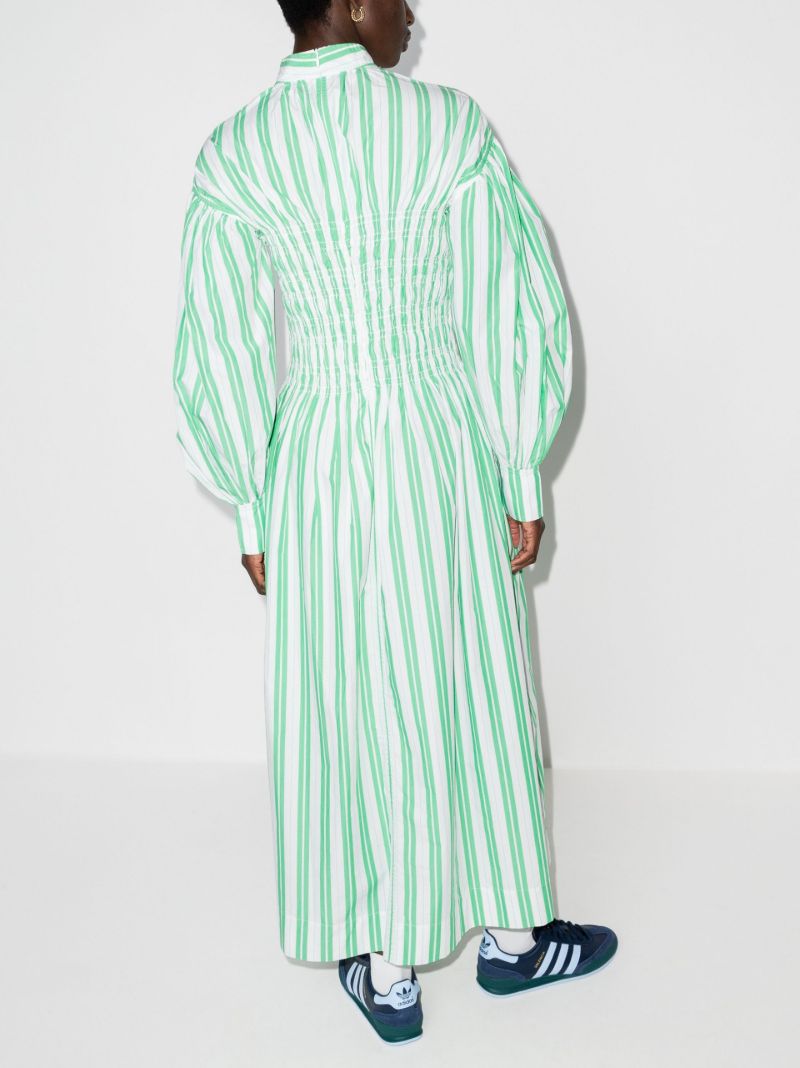 Striped Cotton Maxi Dress
