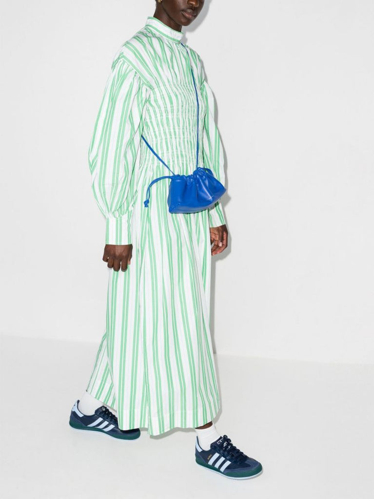 Striped Cotton Maxi Dress