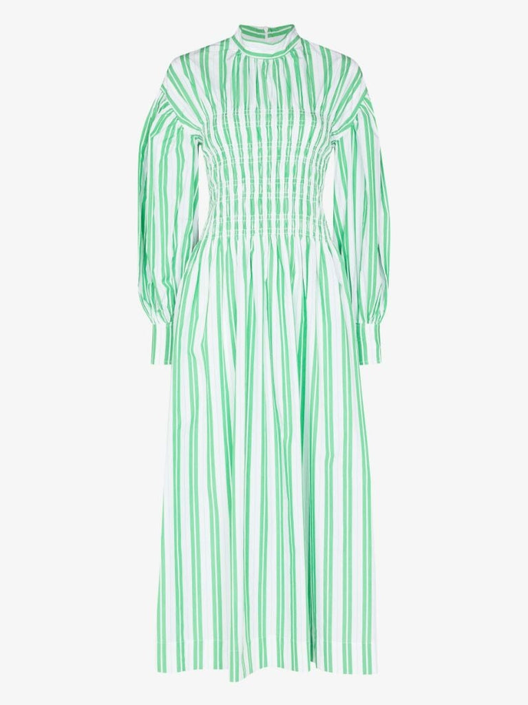 Striped Cotton Maxi Dress