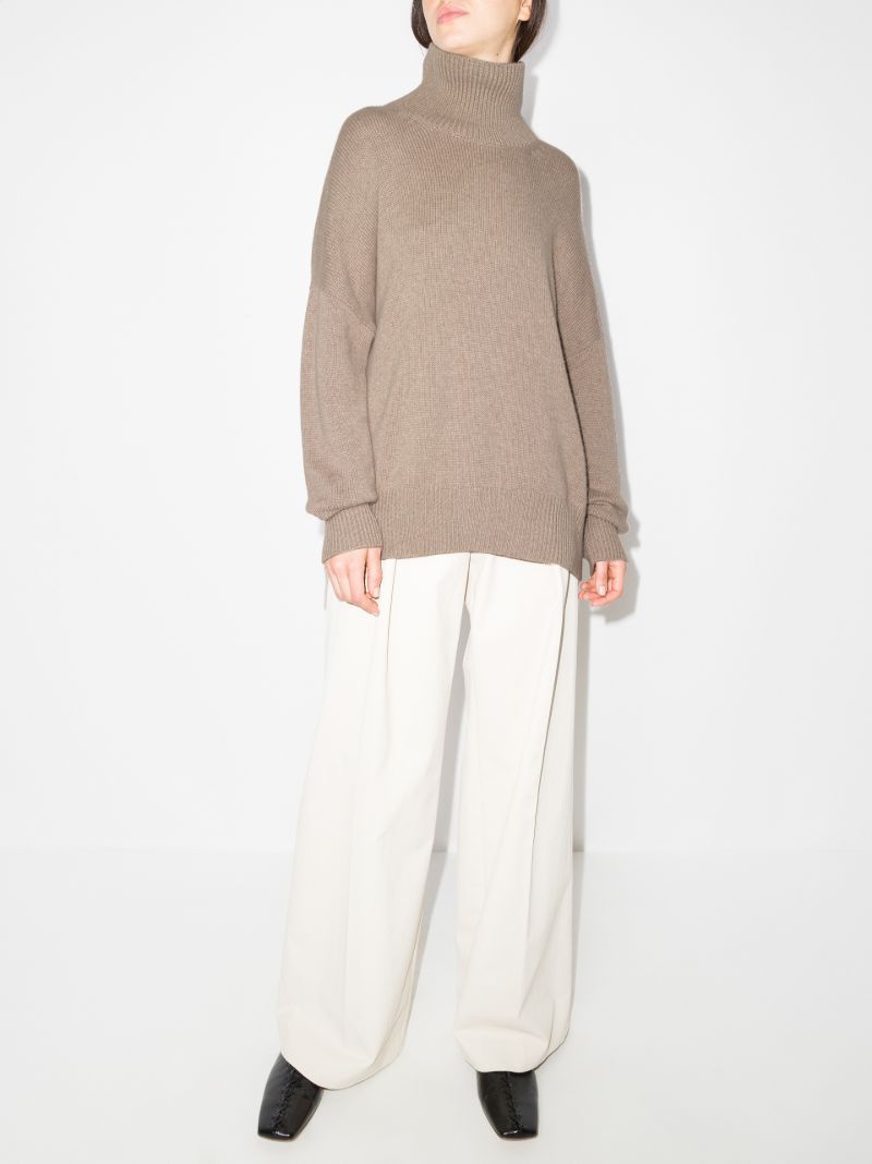 Heidi High Neck Cashmere Sweater