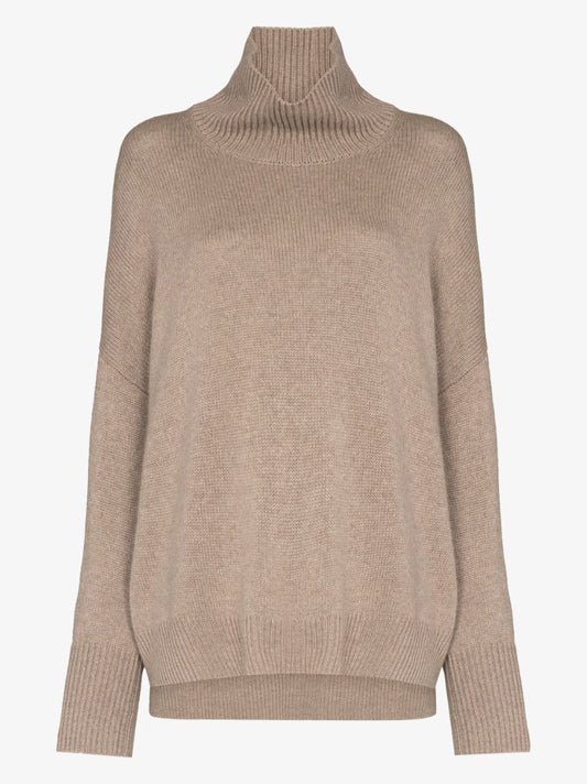 Heidi High Neck Cashmere Sweater
