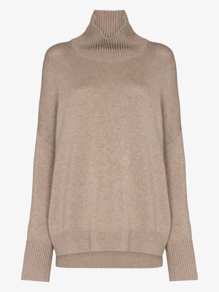 Heidi High Neck Cashmere Sweater