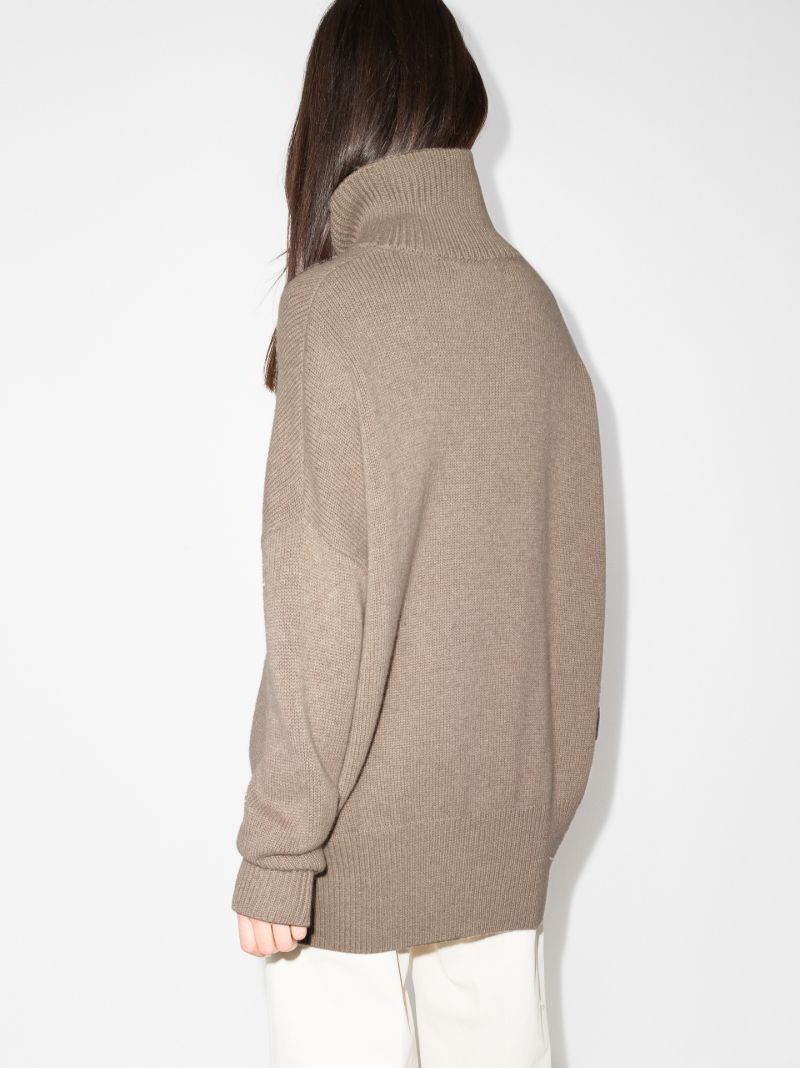 Heidi High Neck Cashmere Sweater