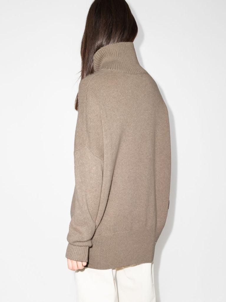 Heidi High Neck Cashmere Sweater