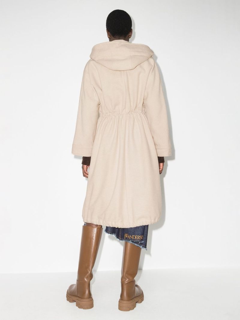 Hooded Cashmere Coat
