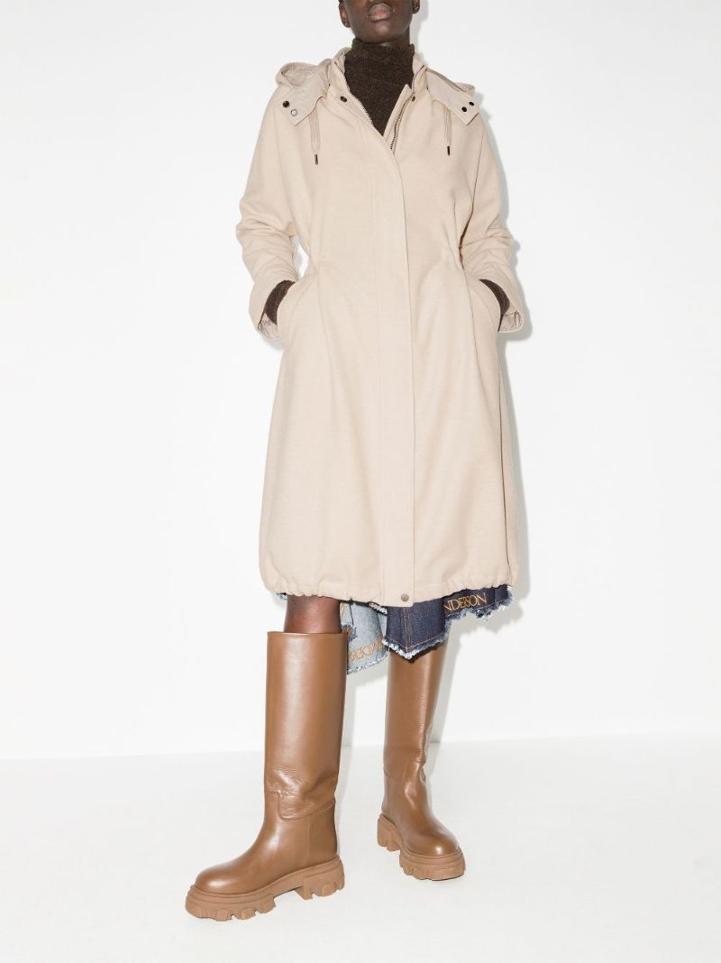 Hooded Cashmere Coat