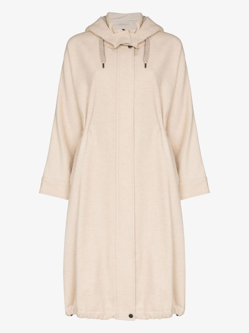 Hooded Cashmere Coat