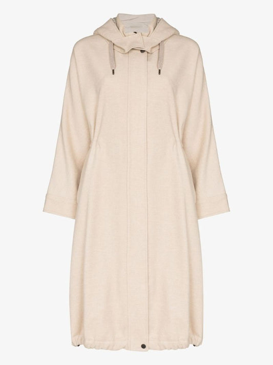 Hooded Cashmere Coat