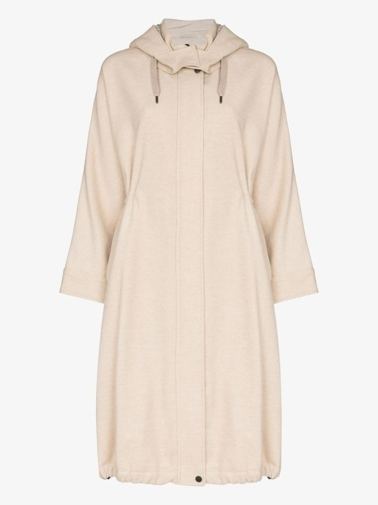 Hooded Cashmere Coat