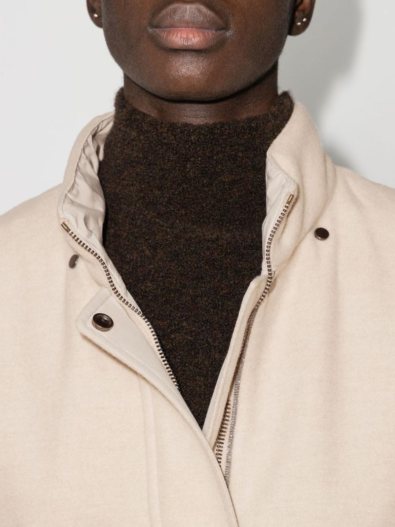 Hooded Cashmere Coat