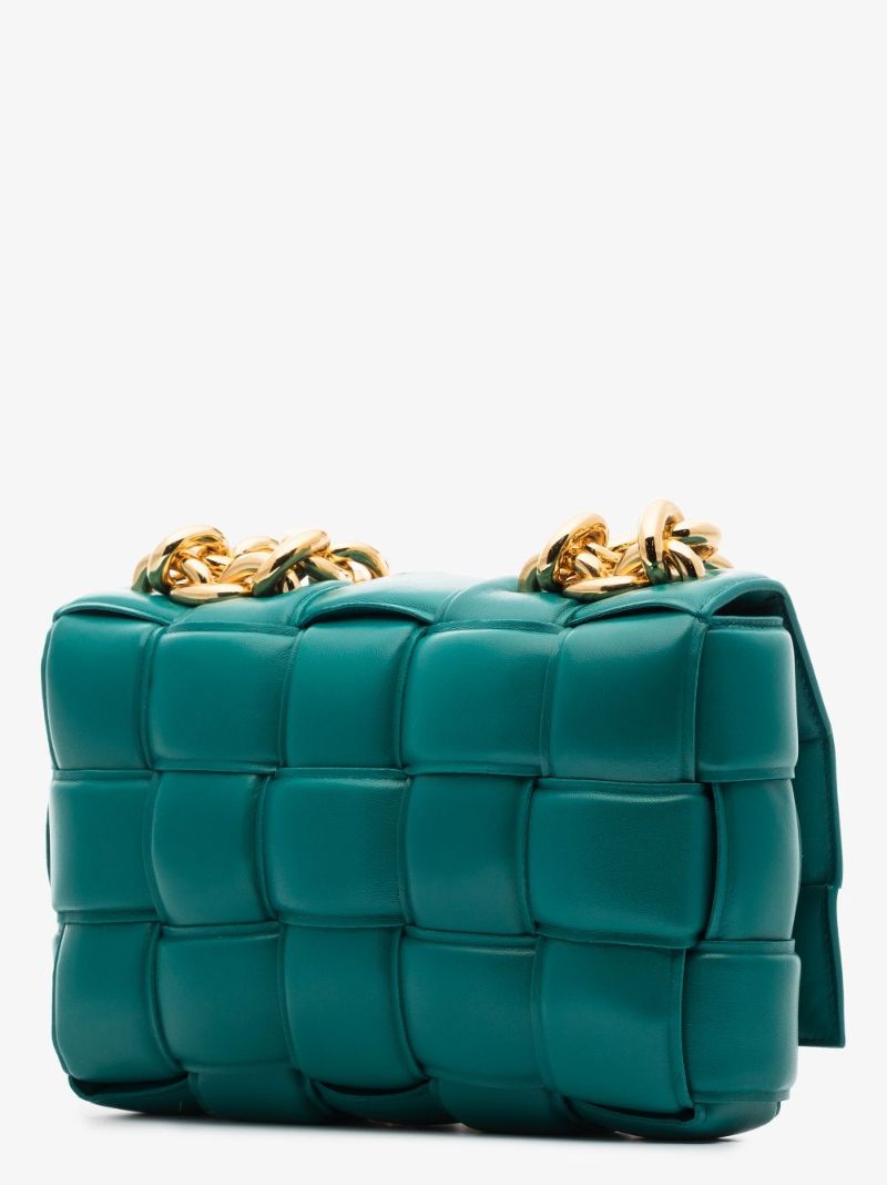 Blue the Chain Cassette Leather Shoulder Bag