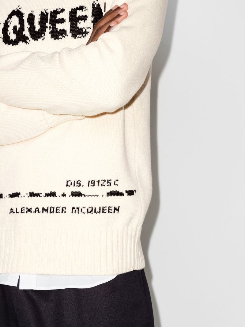 Graffiti Logo Cotton Sweater
