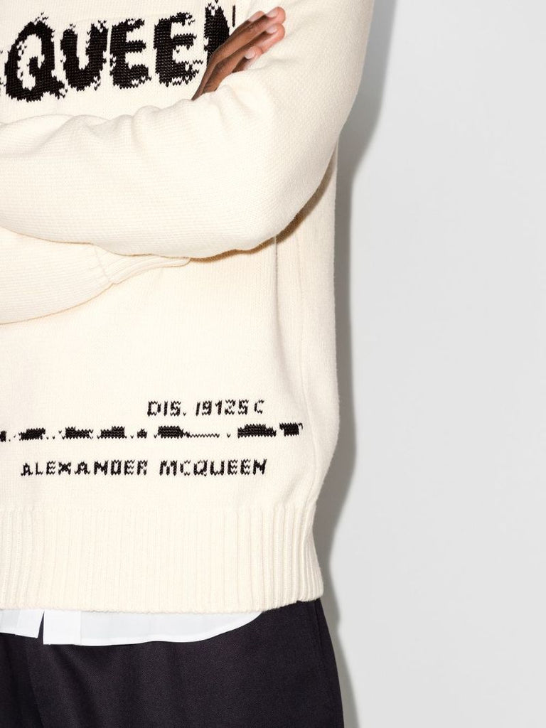 Graffiti Logo Cotton Sweater