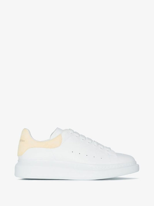 White and Yellow Oversized Sneakers