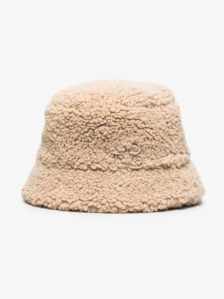 Beige Teddy Bucket Hat