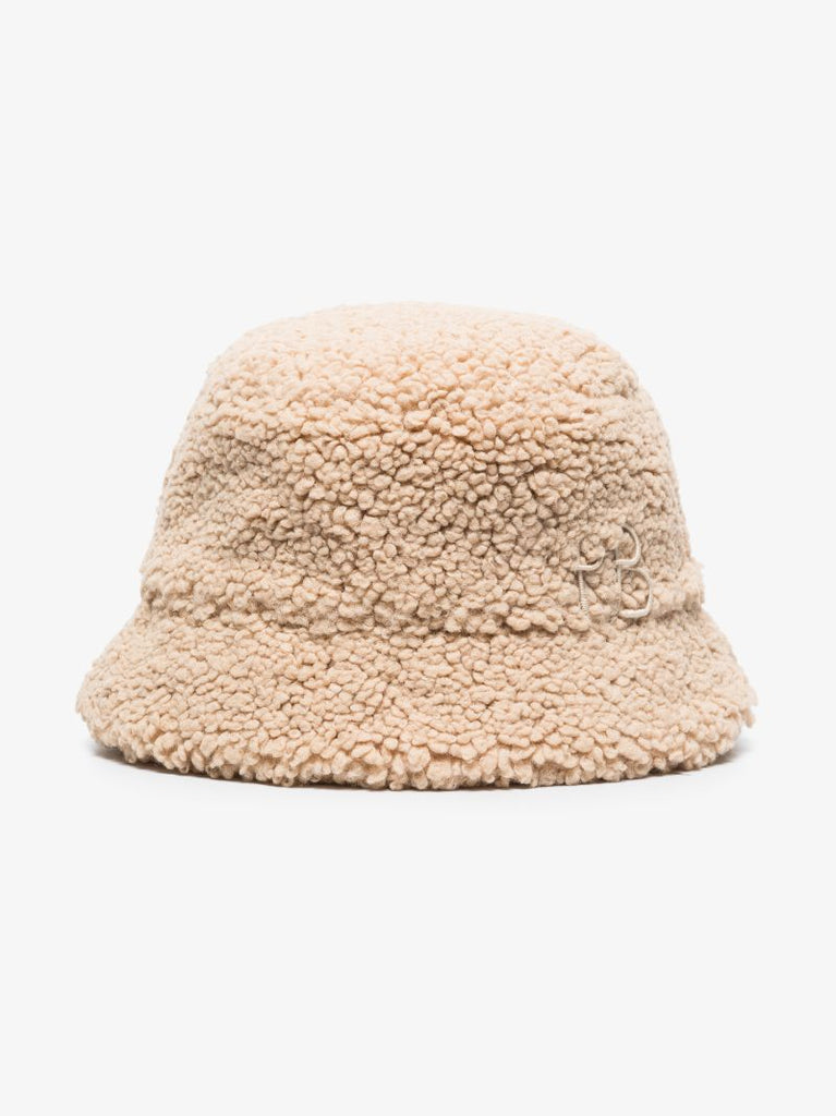 Beige Teddy Bucket Hat