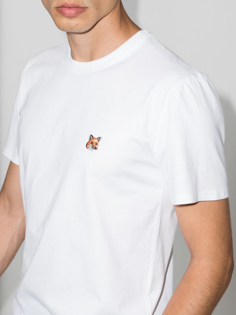 Logo Embroidered Cotton T-shirt