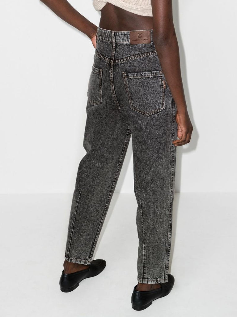 Boyfriend Slouchy Cropped Jeans