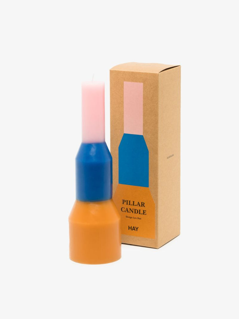 Yellow Pillar Candle