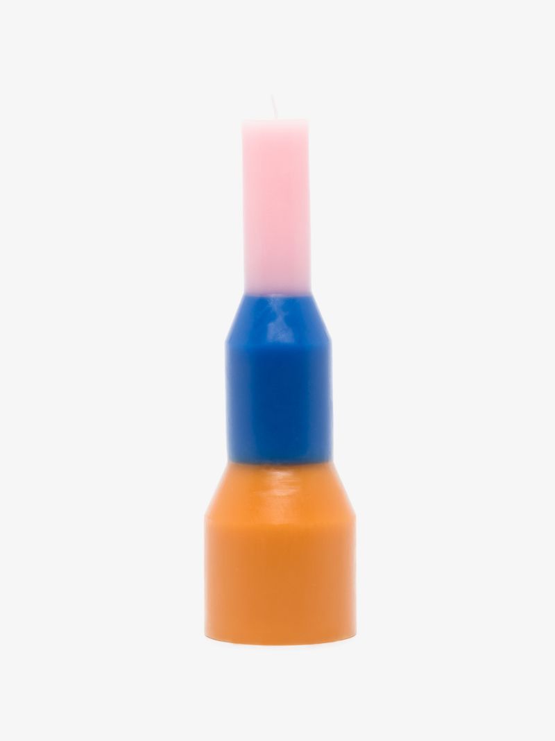 Yellow Pillar Candle