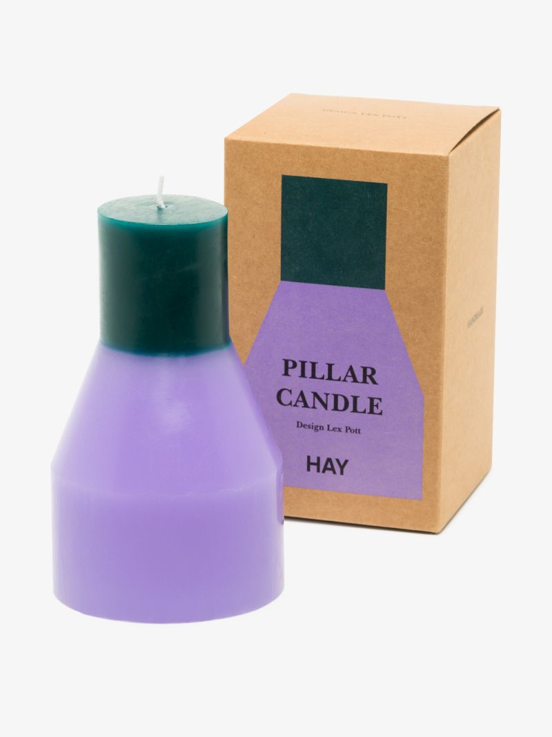 Purple Pillar Candle