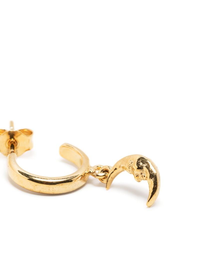 Gold-plated Luna Mini Pearl Hoop Earring Set