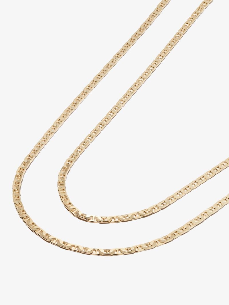 Gold-plated Stylelove Chain Necklace Set