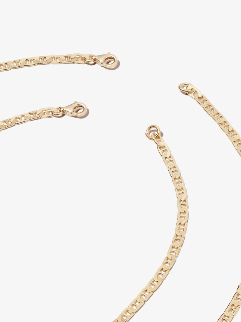 Gold-plated Stylelove Chain Necklace Set