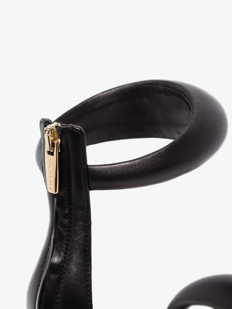 Black Bijoux 105 Leather Sandals