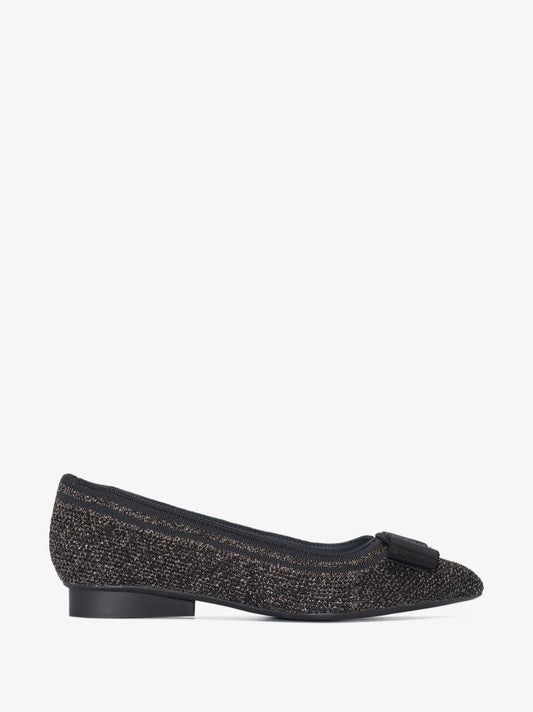 Black Viva Knitted Pumps