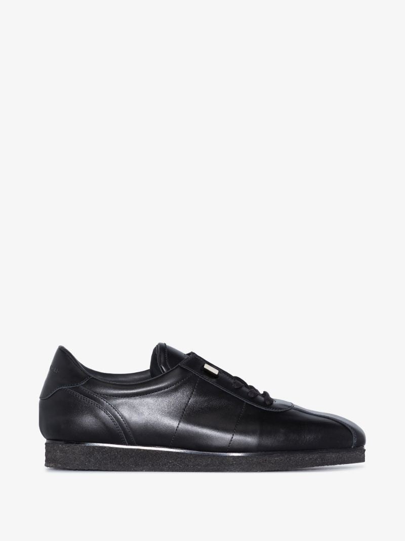 Black Change Leather Sneakers