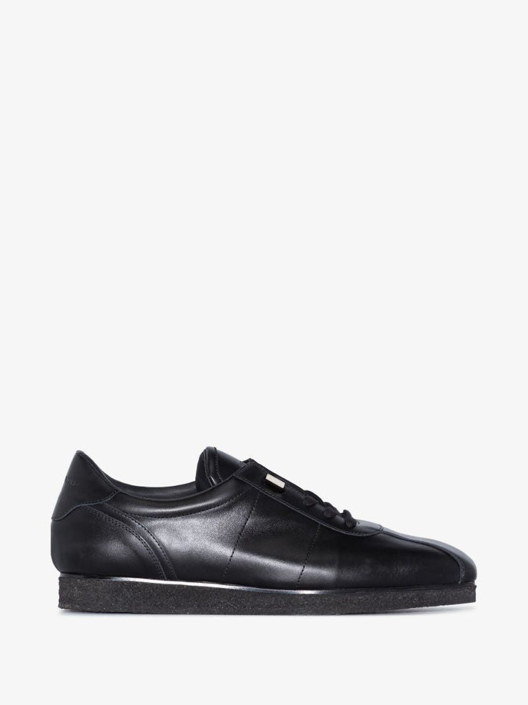 Black Change Leather Sneakers