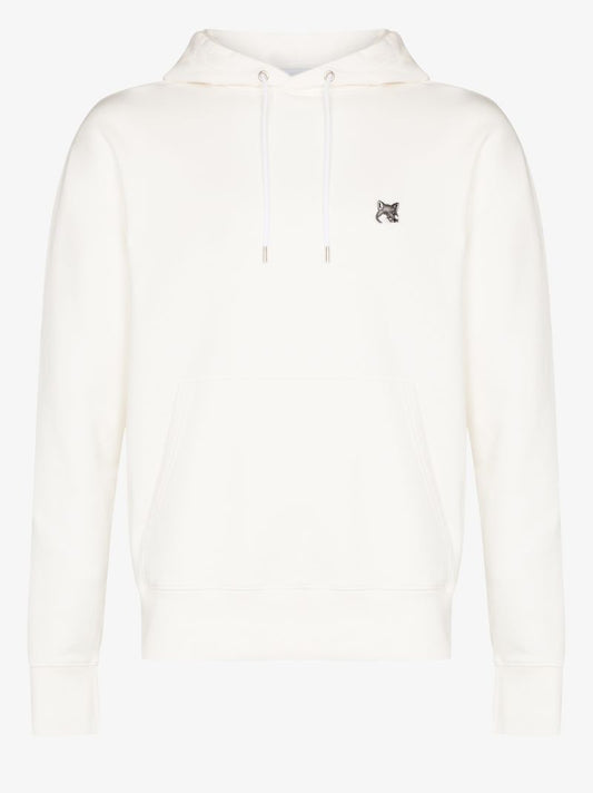 Fox Head Patch Cotton Hoodie