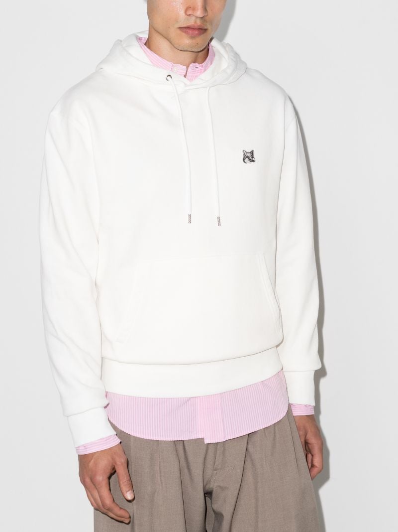 Fox Head Patch Cotton Hoodie