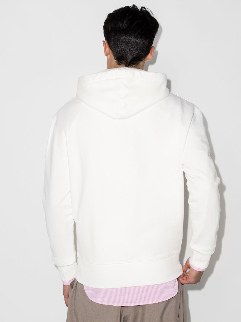 Fox Head Patch Cotton Hoodie