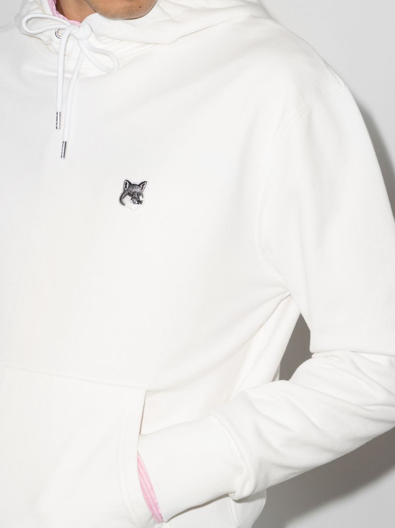 Fox Head Patch Cotton Hoodie