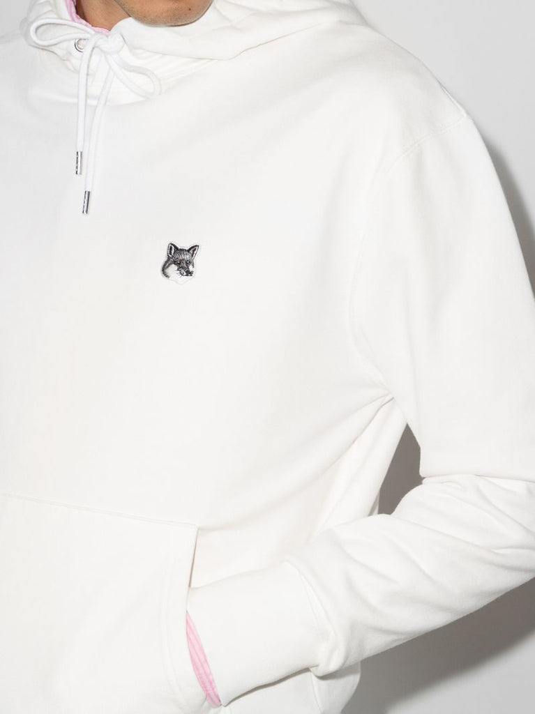 Fox Head Patch Cotton Hoodie