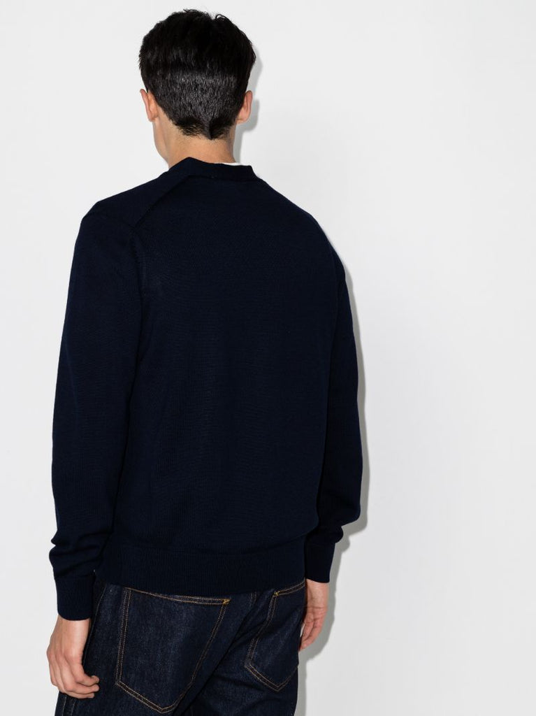 Tricolour Fox Patch Cardigan