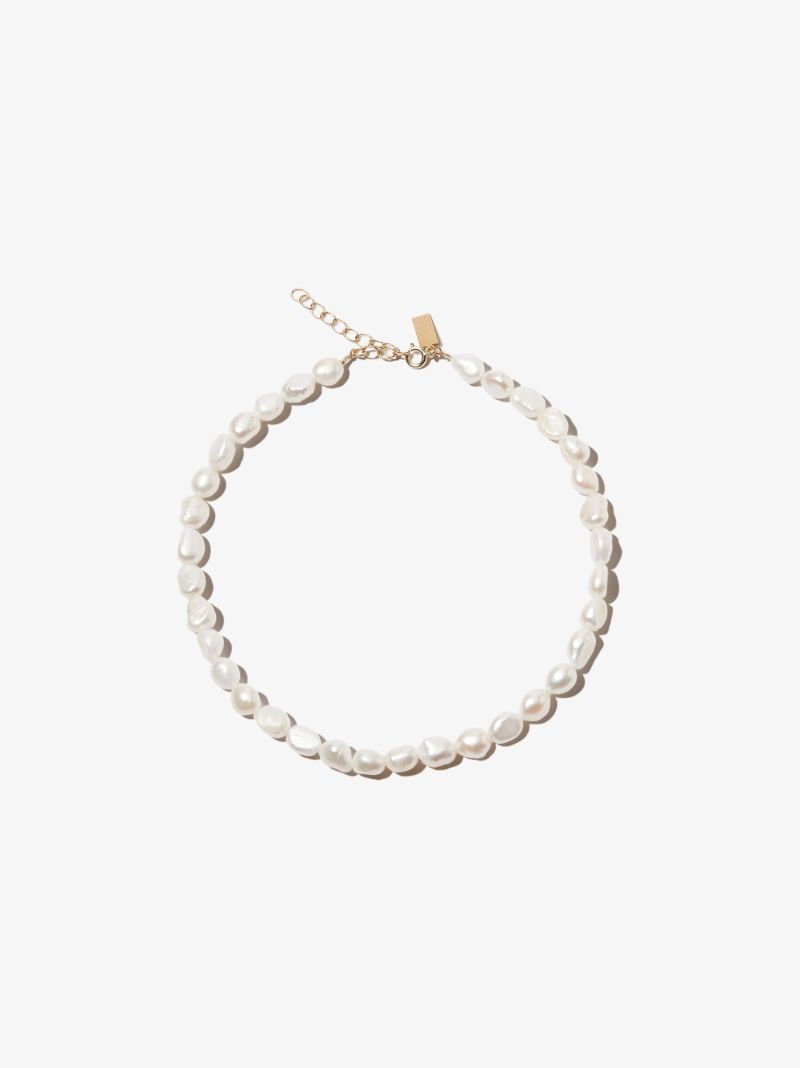 Gold-plated Vilma Pearl Necklace