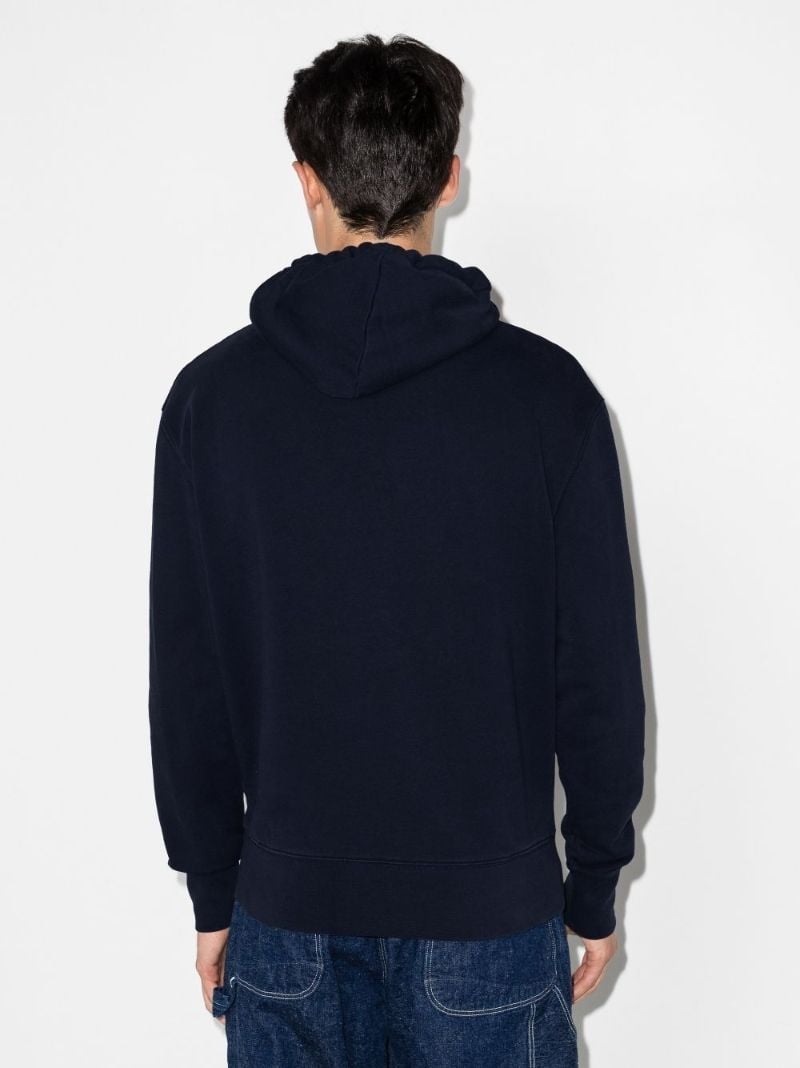 Fox Head Patch Cotton Hoodie