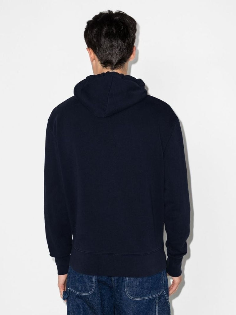 Fox Head Patch Cotton Hoodie
