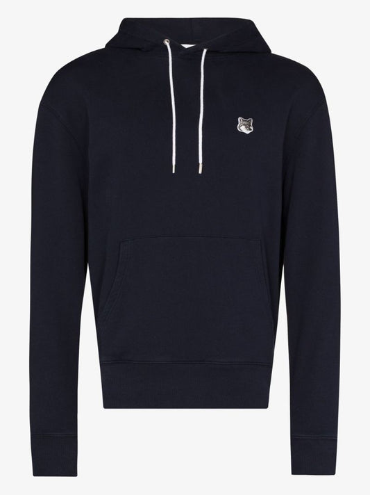 Fox Head Patch Cotton Hoodie