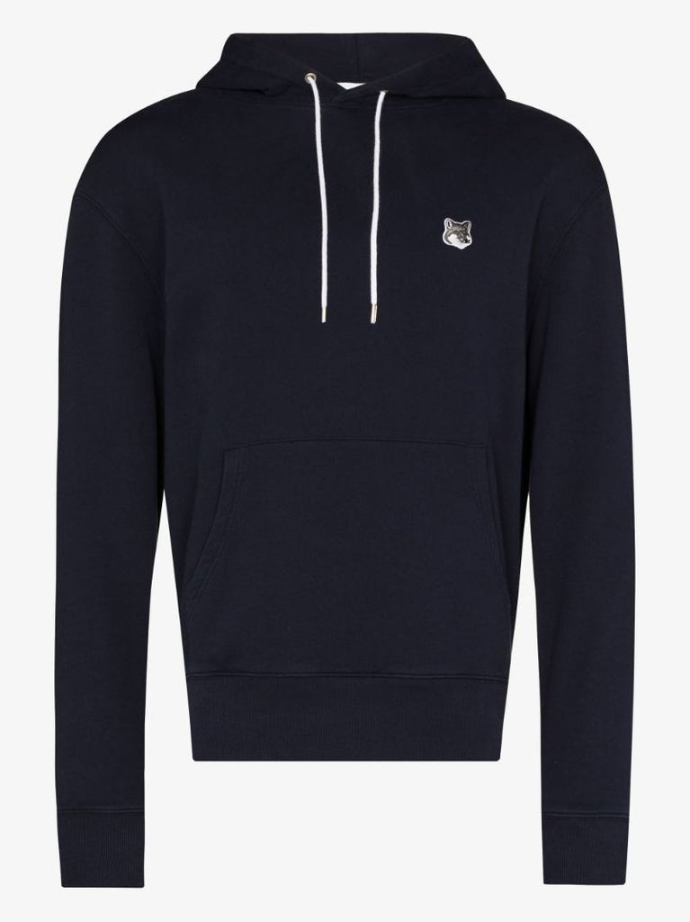 Fox Head Patch Cotton Hoodie