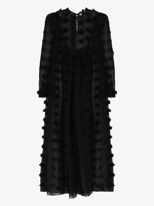 AppliquÃ_x0083_Â©d Tulle Maxi Dress