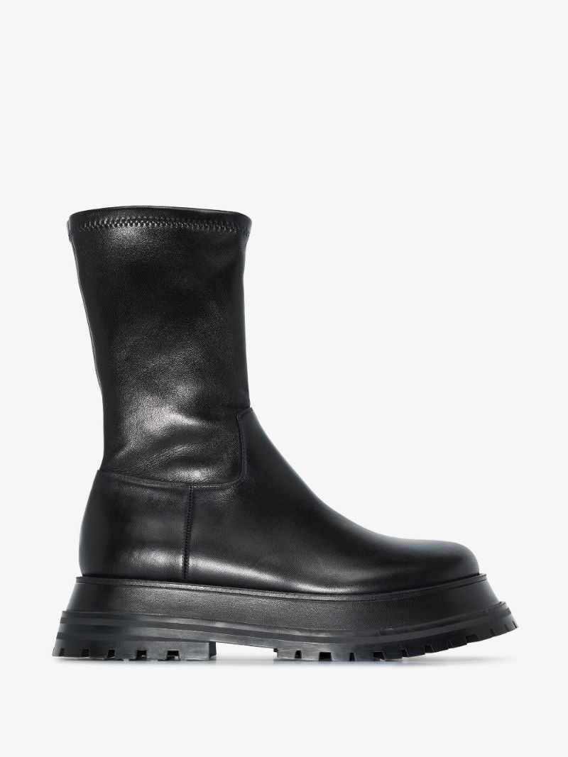 Black Leather Boots